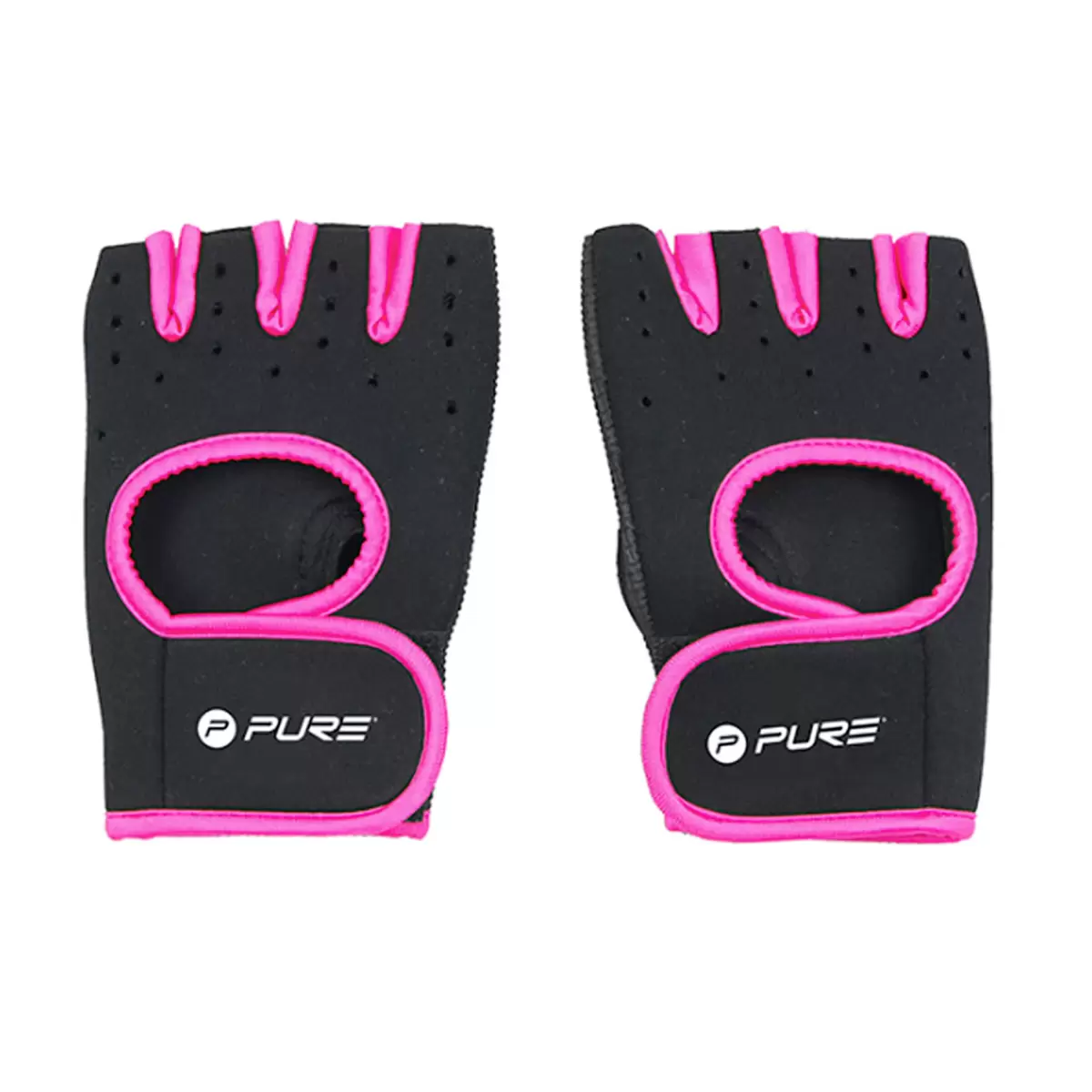 Fitnesshandschuhe Frauen Pure2Improve pink,schwarz