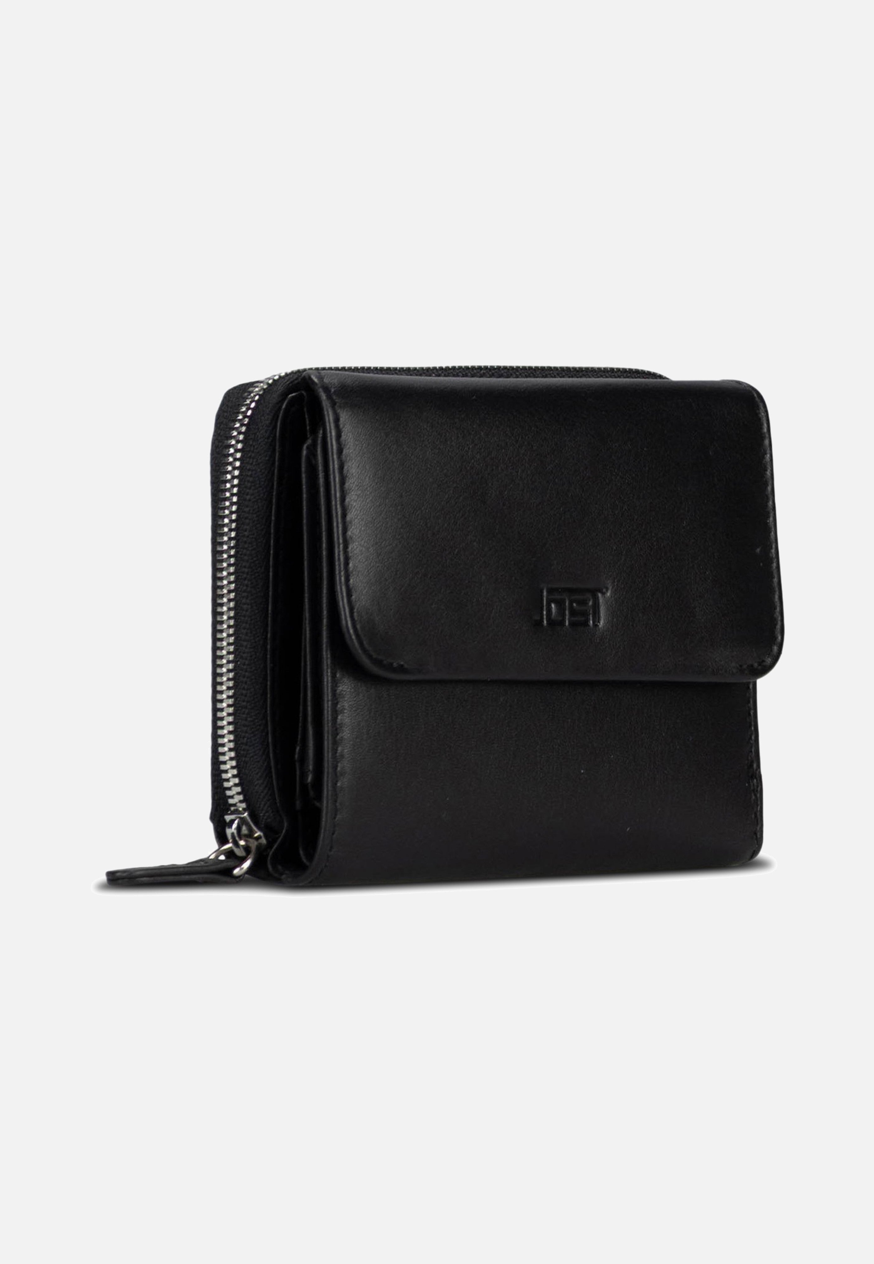 Odense Zip 6332 Medium Black - Portemonnaie
