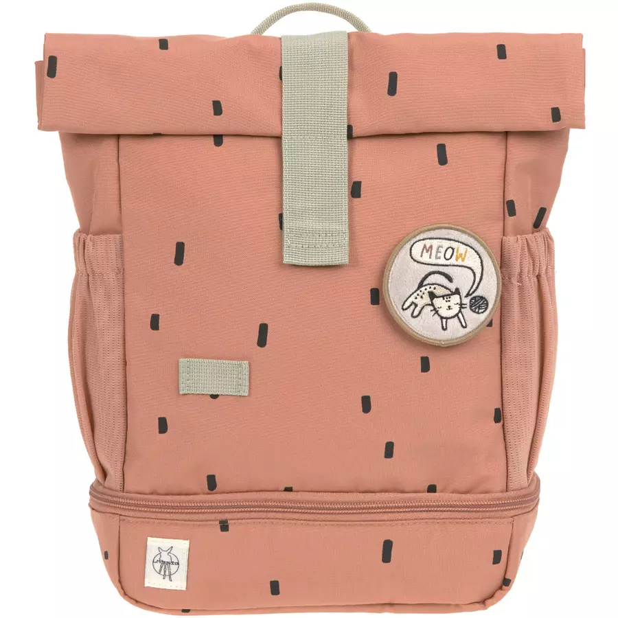 LÄSSIG Mini Rolltop Backpack Happy Prints caramel