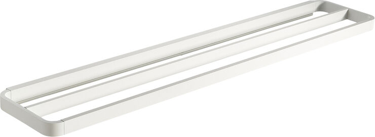 Zone Håndklædestang dobbelt Rim 70x12 White White