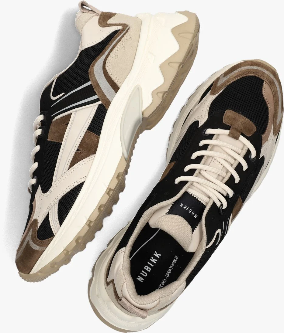NUBIKK bruine nubikk lage sneakers ross nomad men