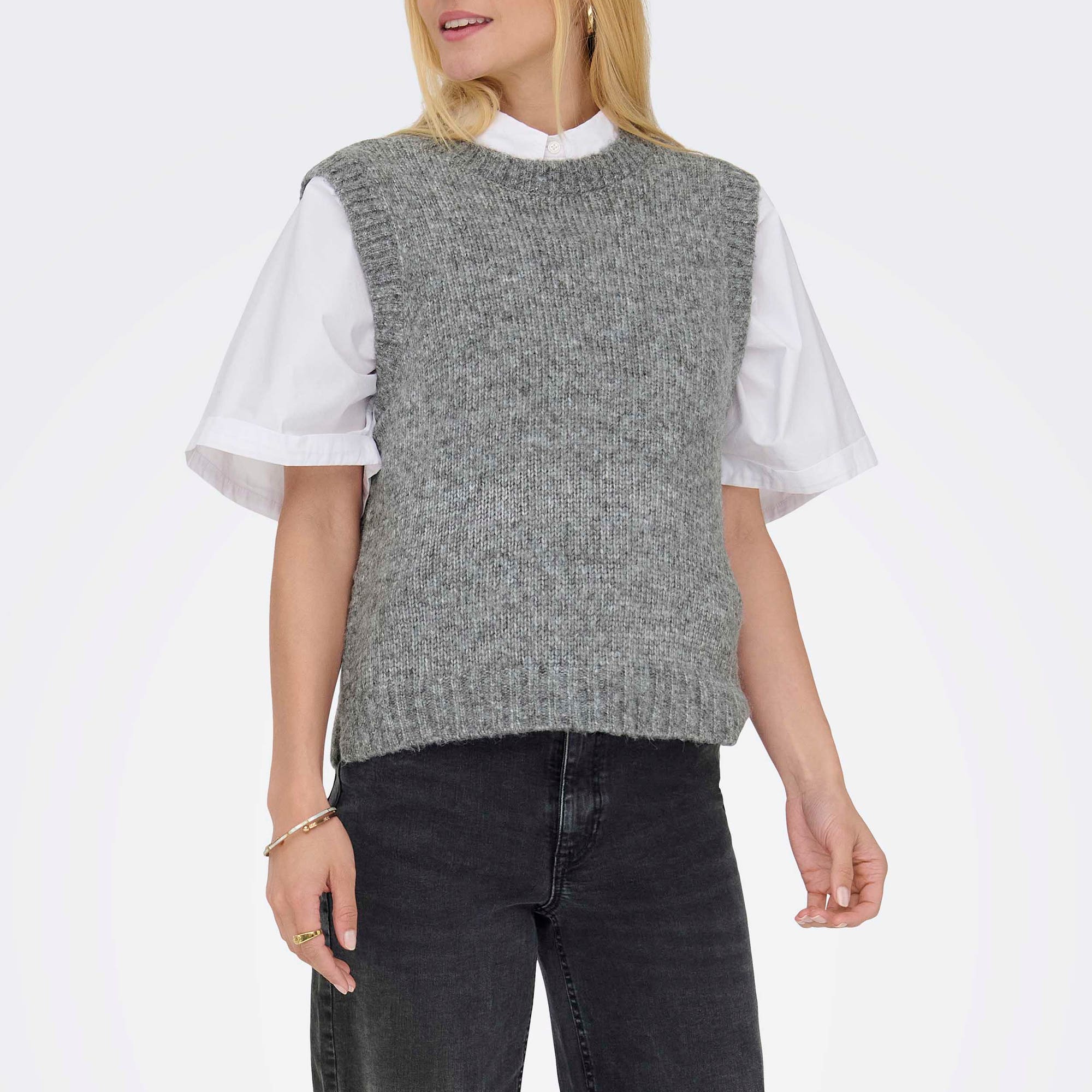 Gilet Femme gris