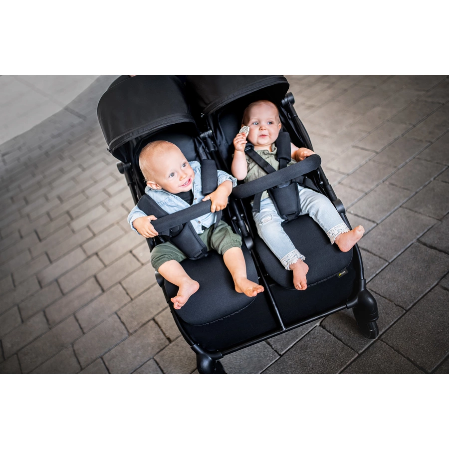 hauck Geschwisterwagen Swift X Duo Black