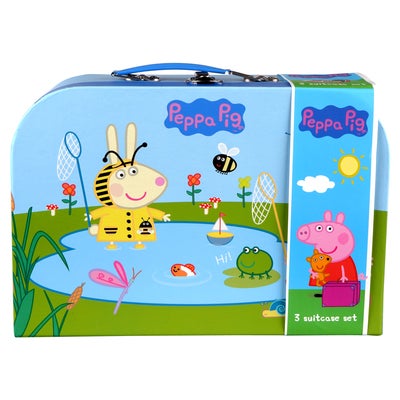 Barbo Toys Peppa Gris Kofferter 3-Pakk