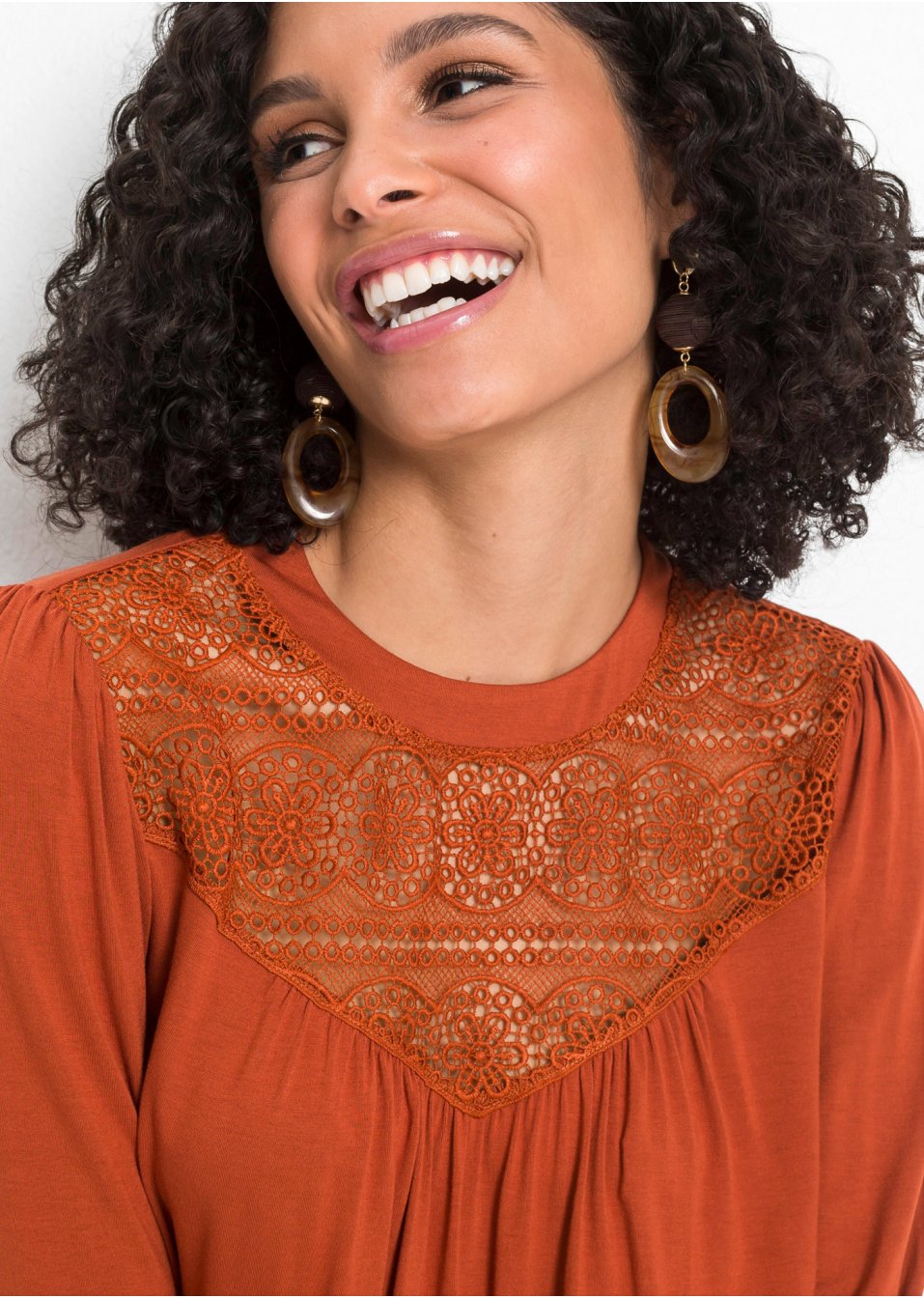 Blouse à dentelle