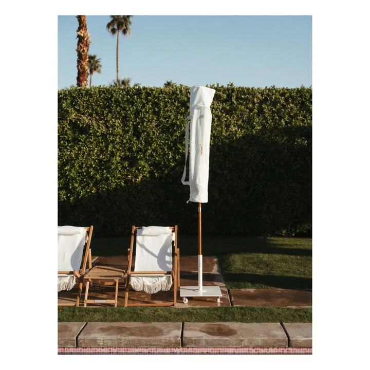 Business & Pleasure Co. Pied de parasol | Blanc