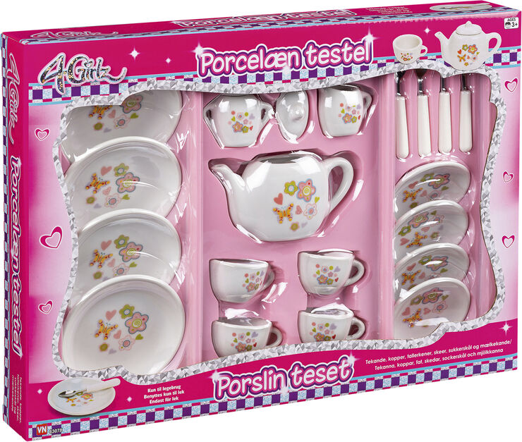 4-GIRLZ 4-GIRLZ TESÆT I PORCELÆN