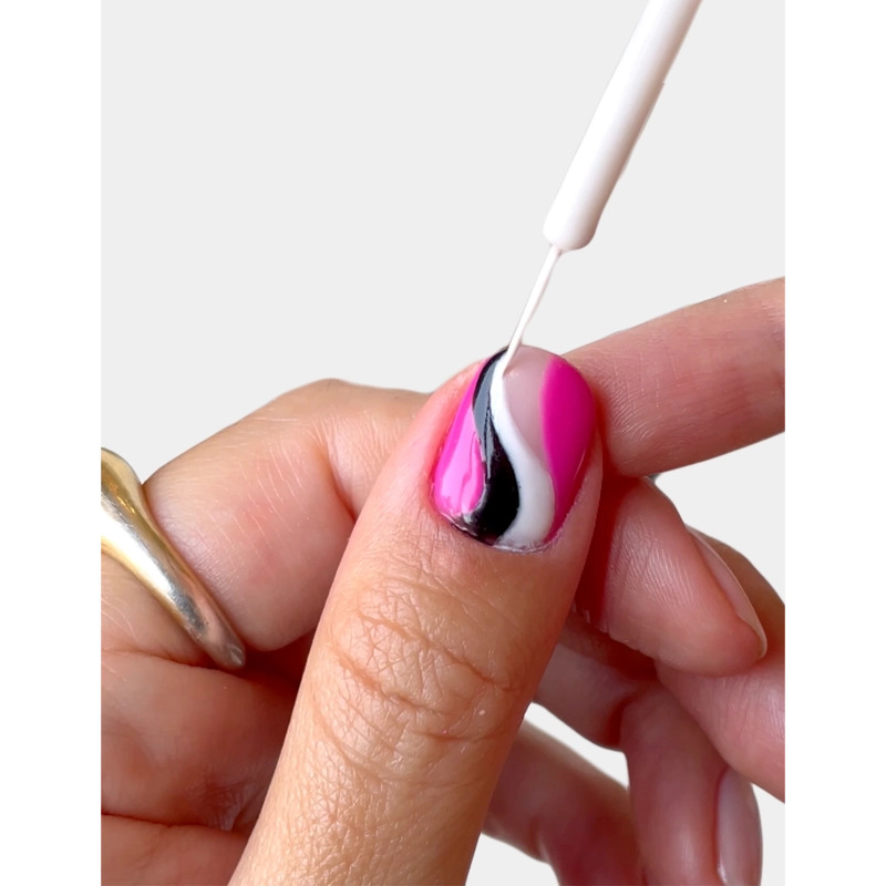 Le Mini Macaron Le Gel Liner Gel Polish Liner 6 ml - Milkshake