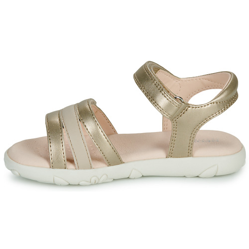 Geox - J SANDAL HAITI GIRL - Doré / Beige