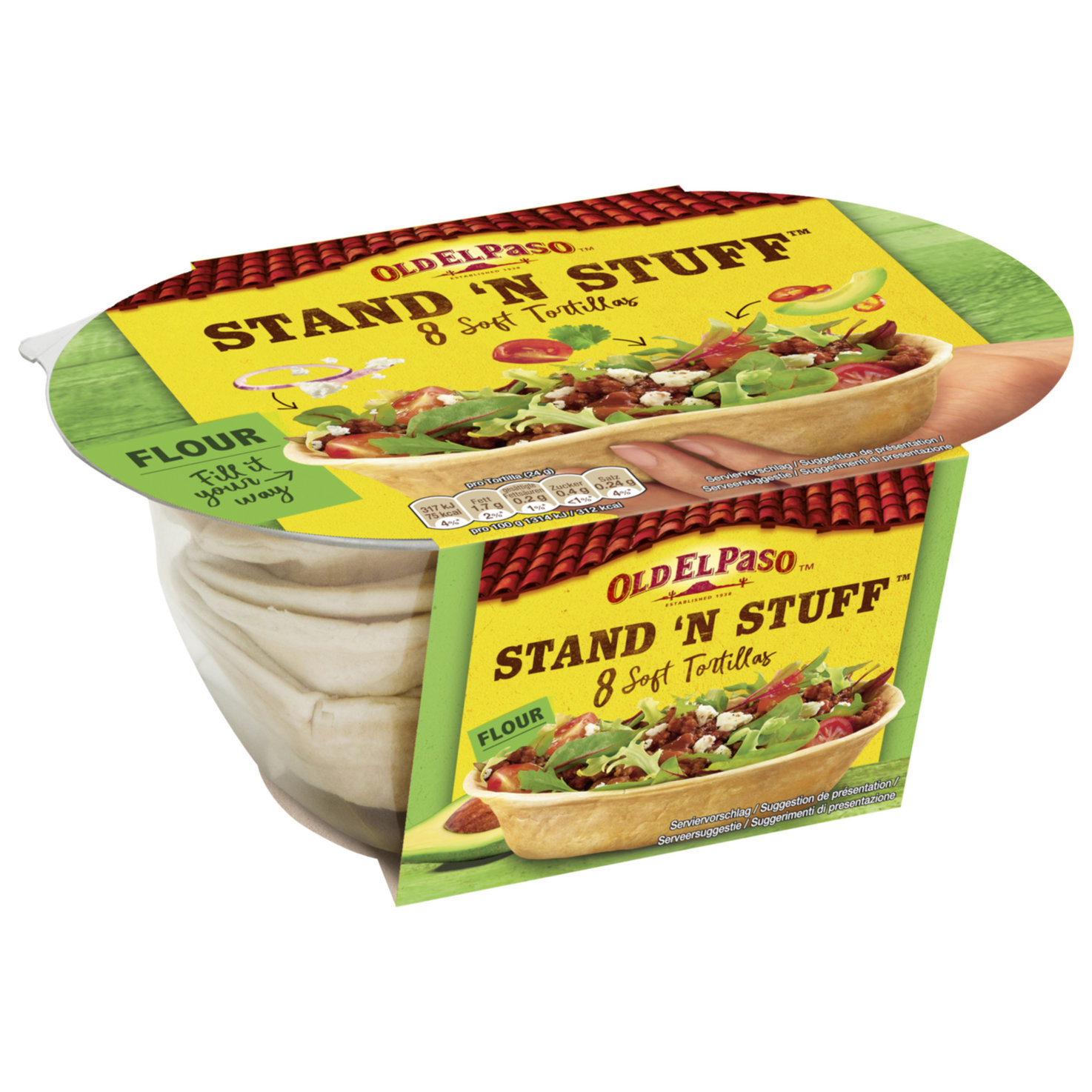 Old El Paso Soft Tortillas Shells 8 Stück