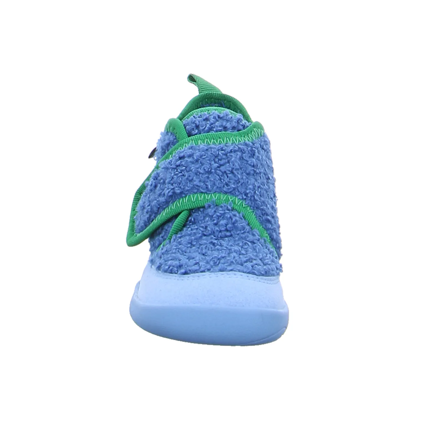 AFFENZAHN Kinder-Hausschuh Blau Textil  Komfortschuh