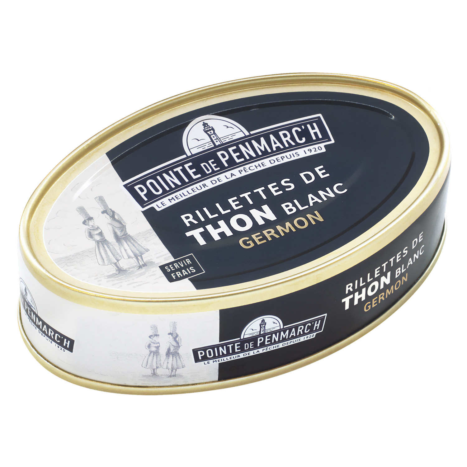 Rillettes de thon boîte ovale