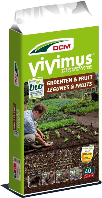 DCM bodemverbeteraar Vivimus groente en fruit 40 L
