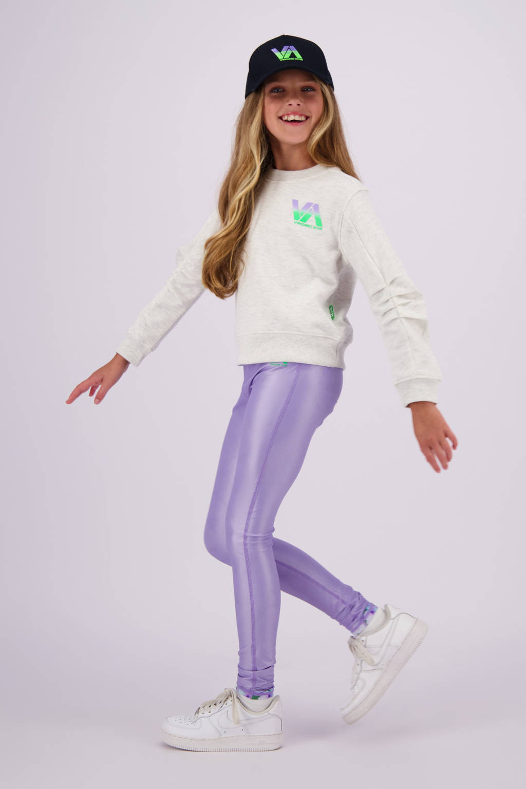 Vingino high waist reversible legging Shanny lila