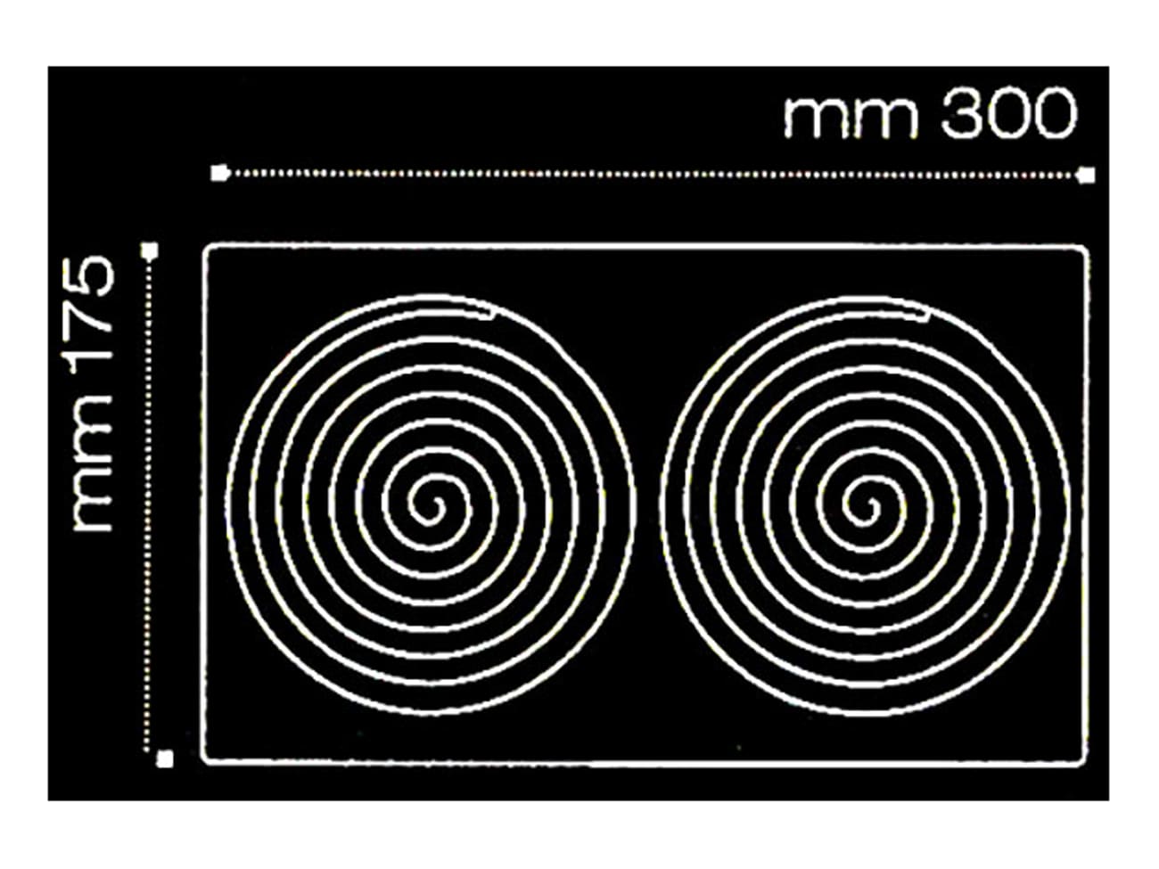 Moule silicone spirale - Ipnosi - Ø 14 cm - Pavoni