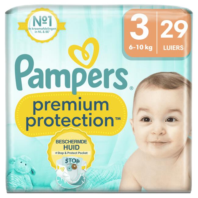 Pampers Premium Protection Luiers Maat 3 6-10 KG 29 stuks