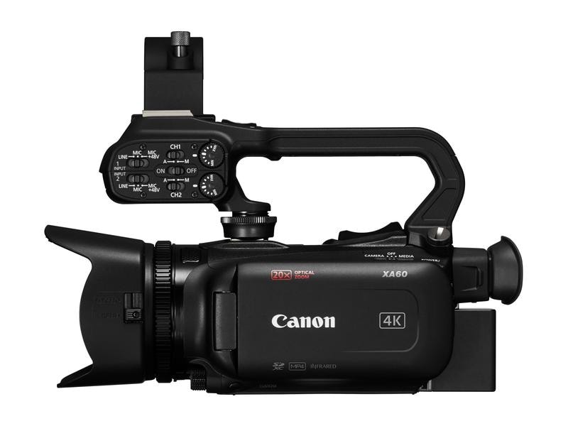 Canon Videokamera XA60 4K-Profi-Camcorder mit 1/2.3-Zoll-Typ CMOS-Sensor