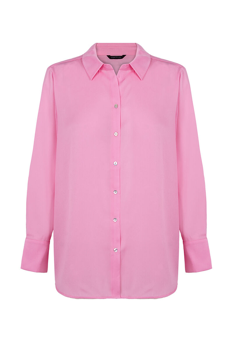 Camisa de cetim - Rosa