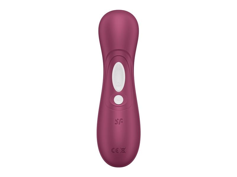 Satisfyer Vibrator Pro 2 Generation 3 bordeaux Hochwertiger Auflegevibrator aus geschmeidigem Silikon für die Frau