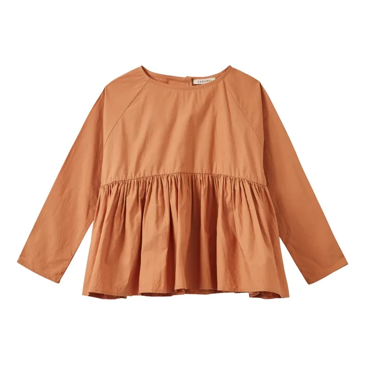 Caramel Blouse Calliope | Terracotta