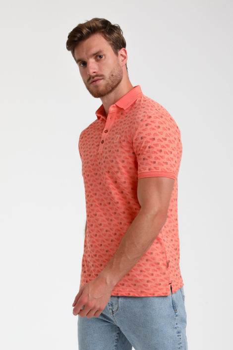 Gabbiano oranje heren polo