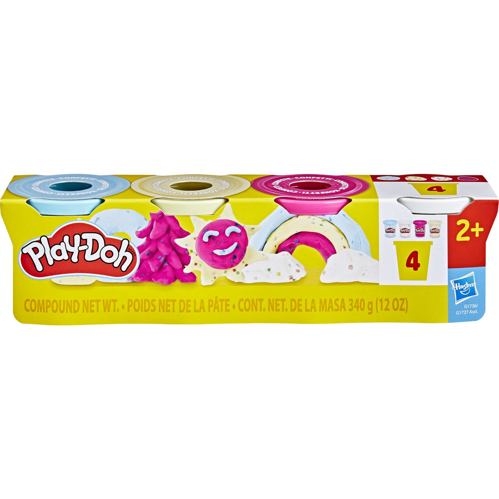 Køb Play-Doh Specialitet 4 Pakke 340 G Konfetti Sjov