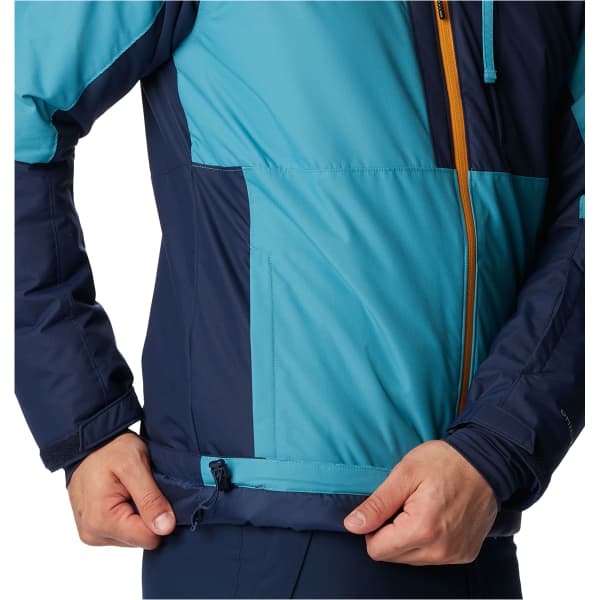 Veste de ski COLUMBIA TIMBERTURNER II JACKET SHASTA, COLLEGIATE NAVY, RAW HONEY GRAPHIC, RAW HONEY ZIP