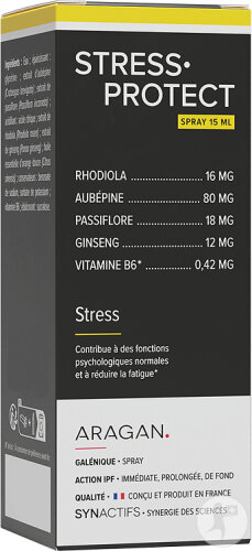 Aragan Synactifs Stressprotect Stress Rhodiola Spray 15ml