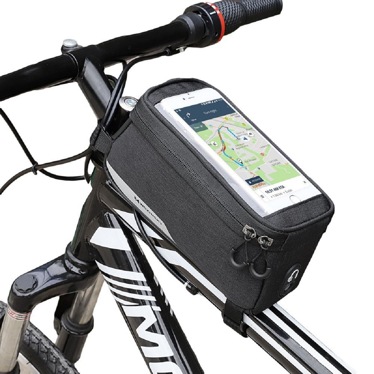 Rahmen Fahrradtasche Handyhülle bis 6,5 Zoll 1l