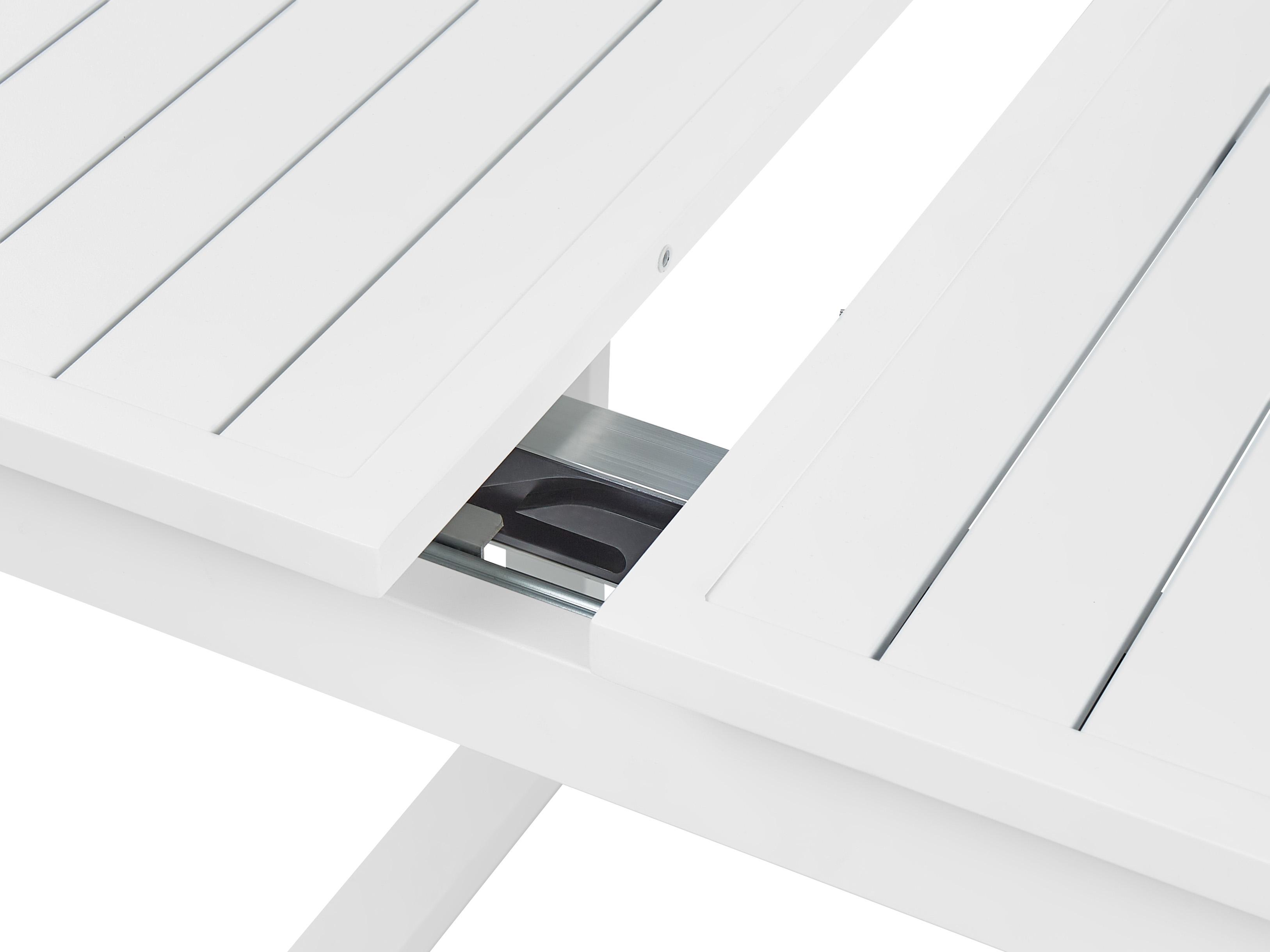 Tuinset 6-zits VALCANETTO/TAVIANO Metaal Wit