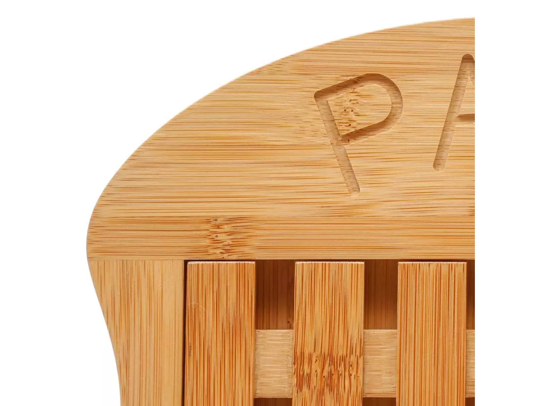 WELL HOME - Planche à tranches en bambou 34x26x2cm