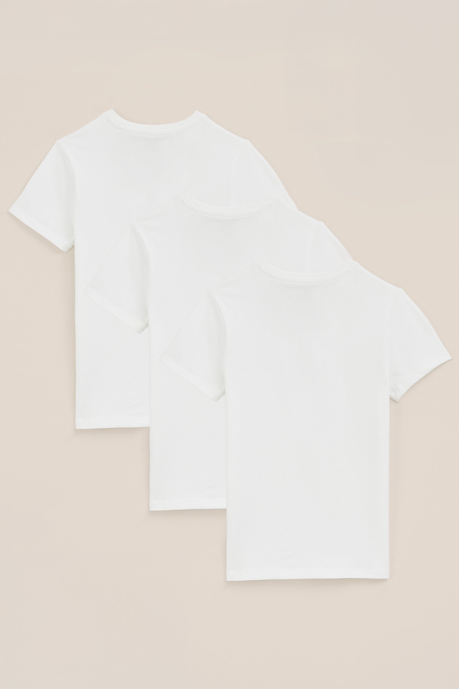 Jongens T-shirt, 3-pack WE Fashion Wit