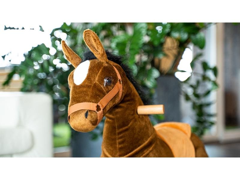 zoosy Reittier Pferd Gr. S Reitpferd mit Rollen an den Füssen