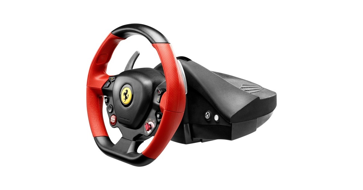 ThrustmasterFerrari 458 Spider Racing Wheel stuur  (Zwart/rood, Xbox Series X|S, Xbox One)