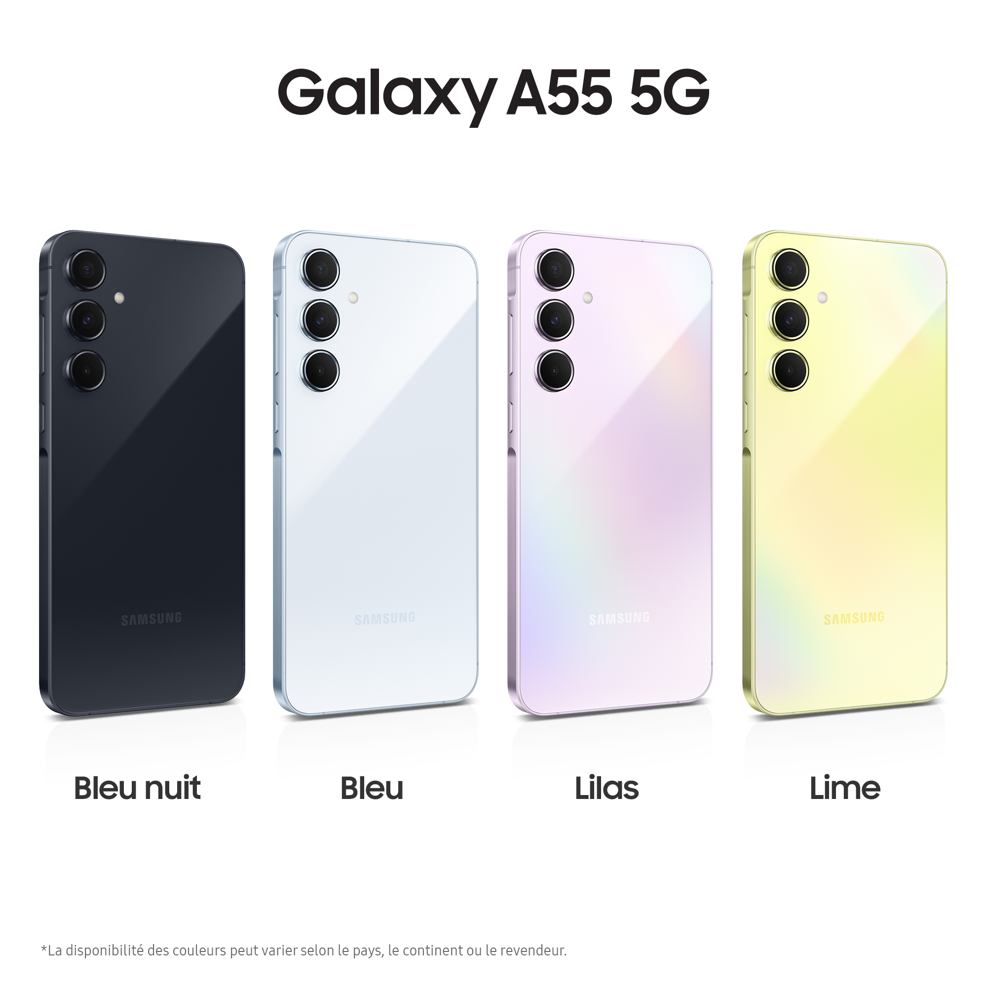 Samsung Galaxy A55 - 5G - 8/128Go - Lilas