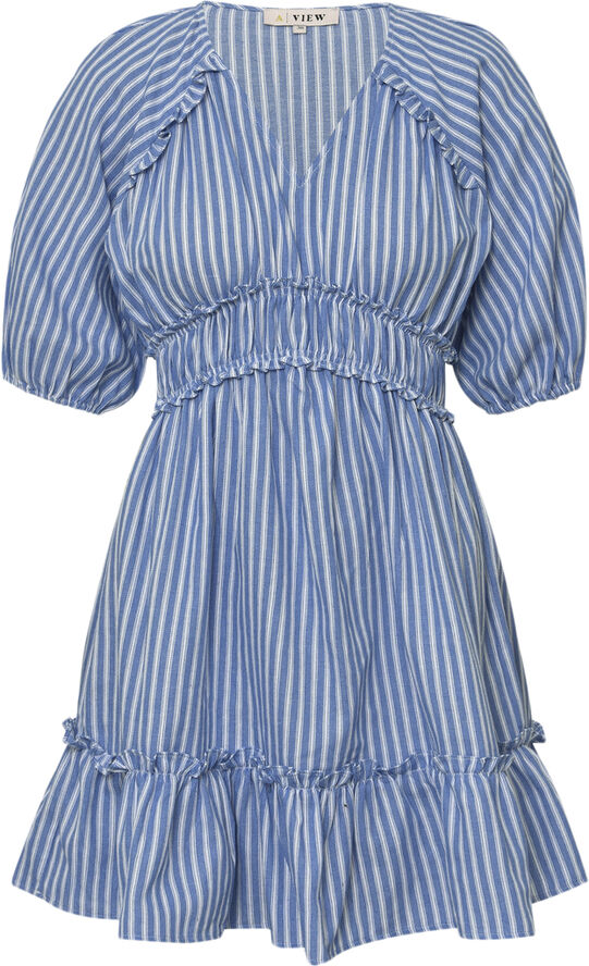 A-VIEW Safia dress Blue/white stribe