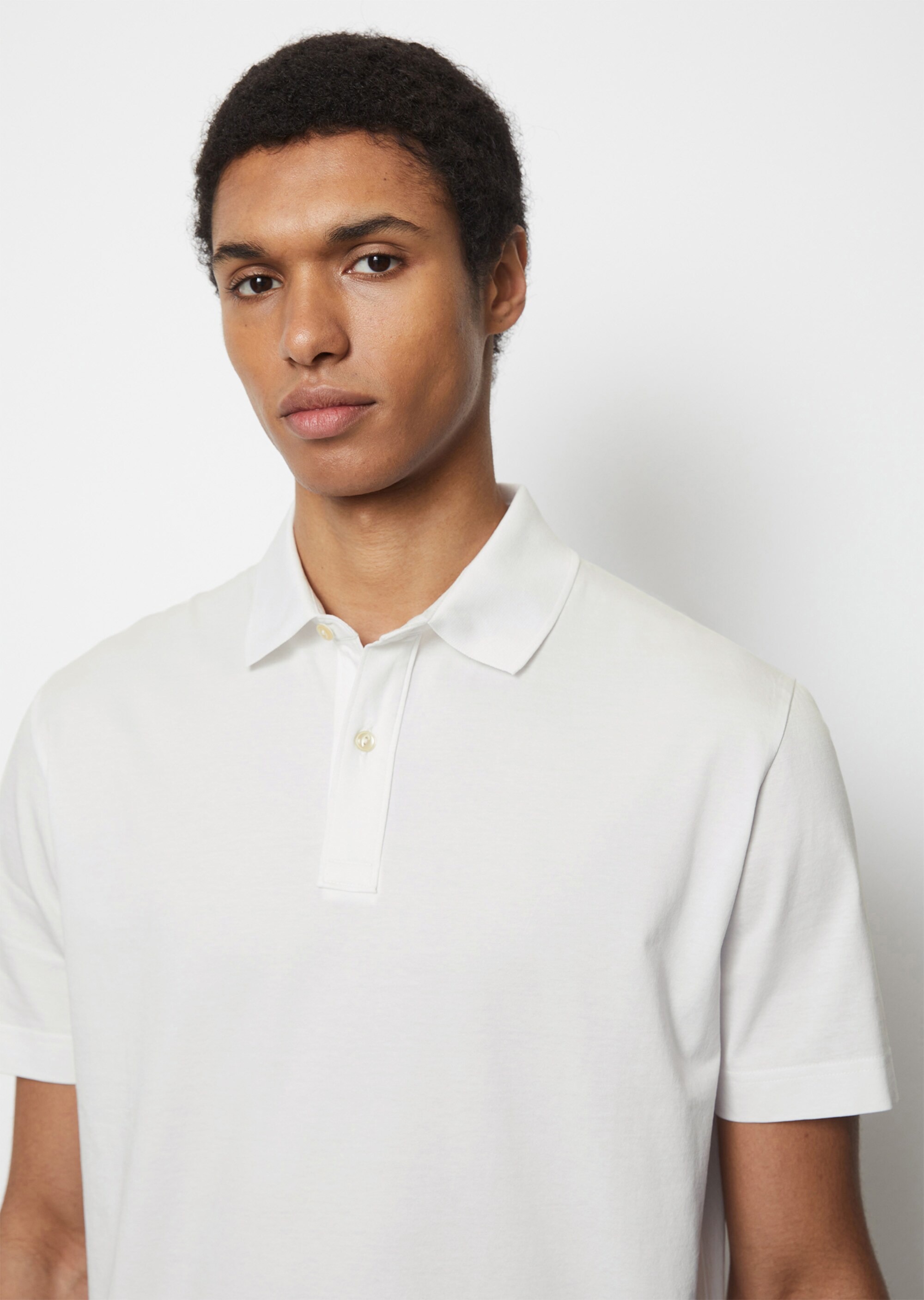 Poloshirt Jersey regular in besonders edler Web-Optik