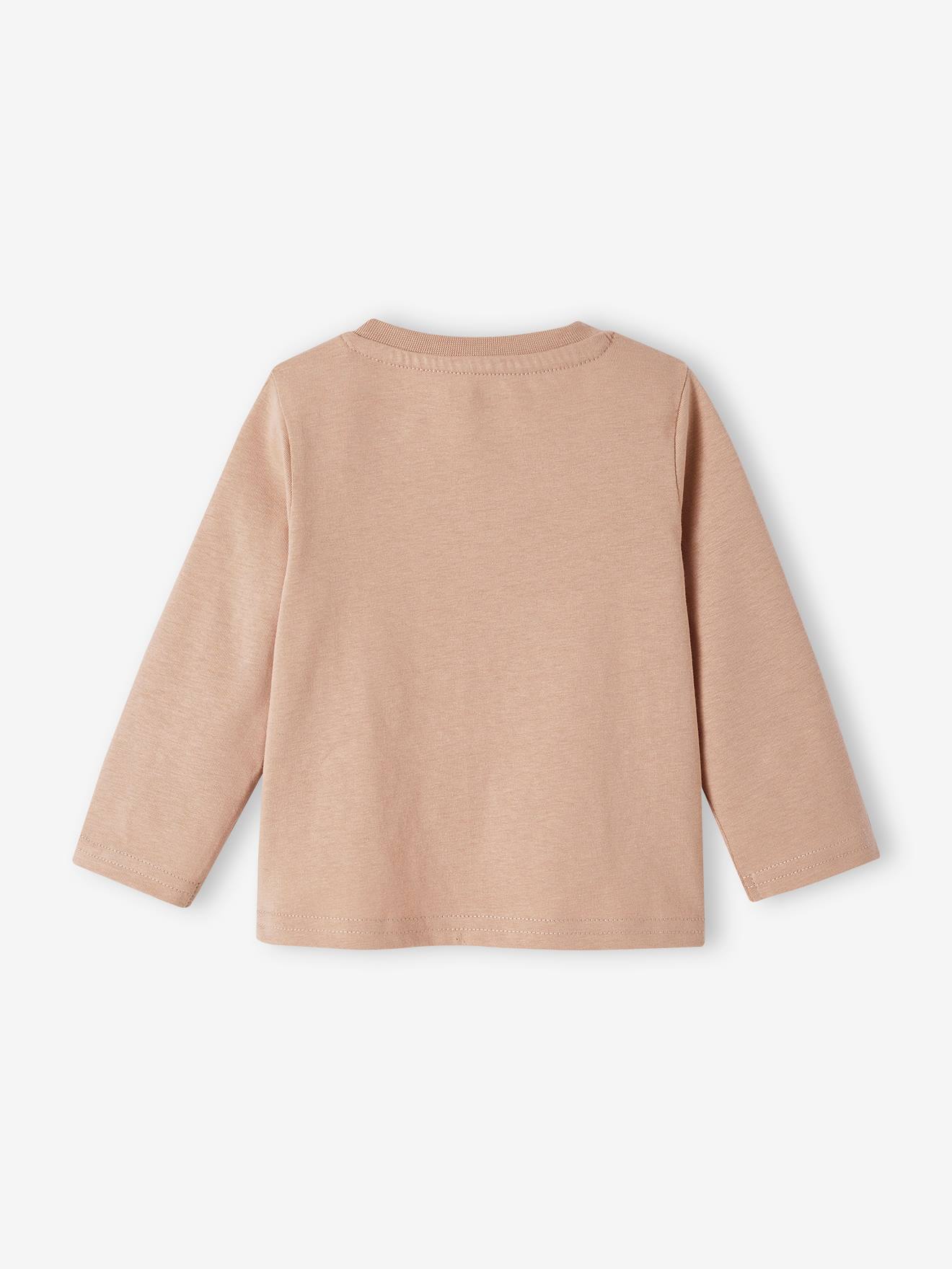Pacote com 2 camisetas de manga comprida para bebê