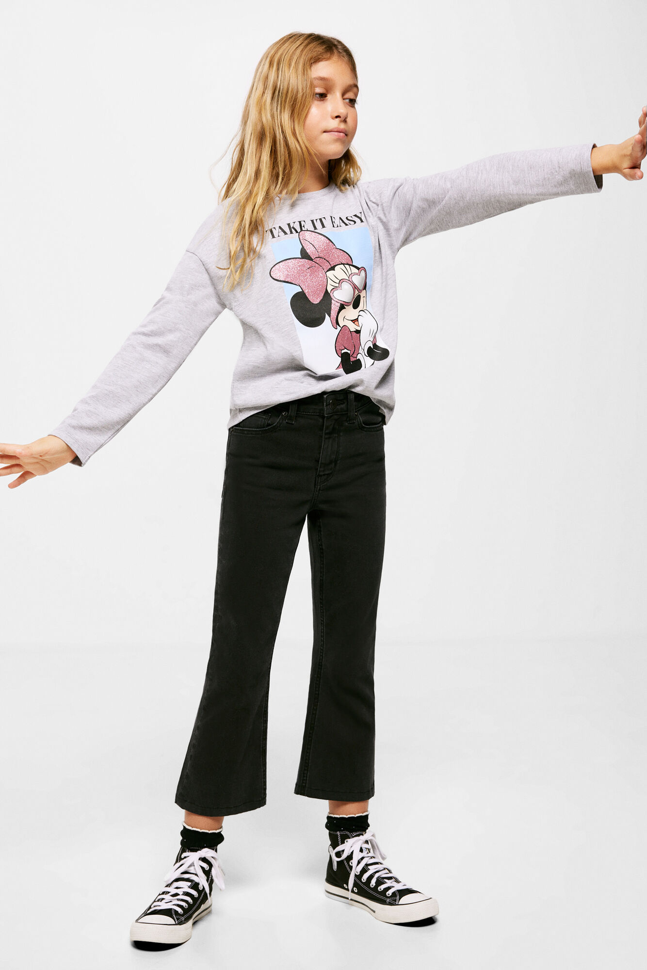 Camiseta infantil da Minnie Mouse