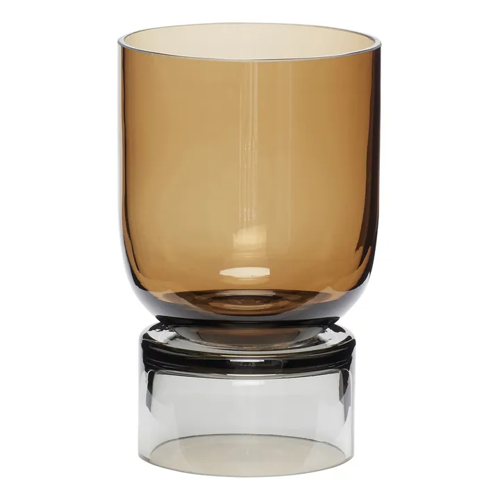 Hübsch Vase en verre | Ambre