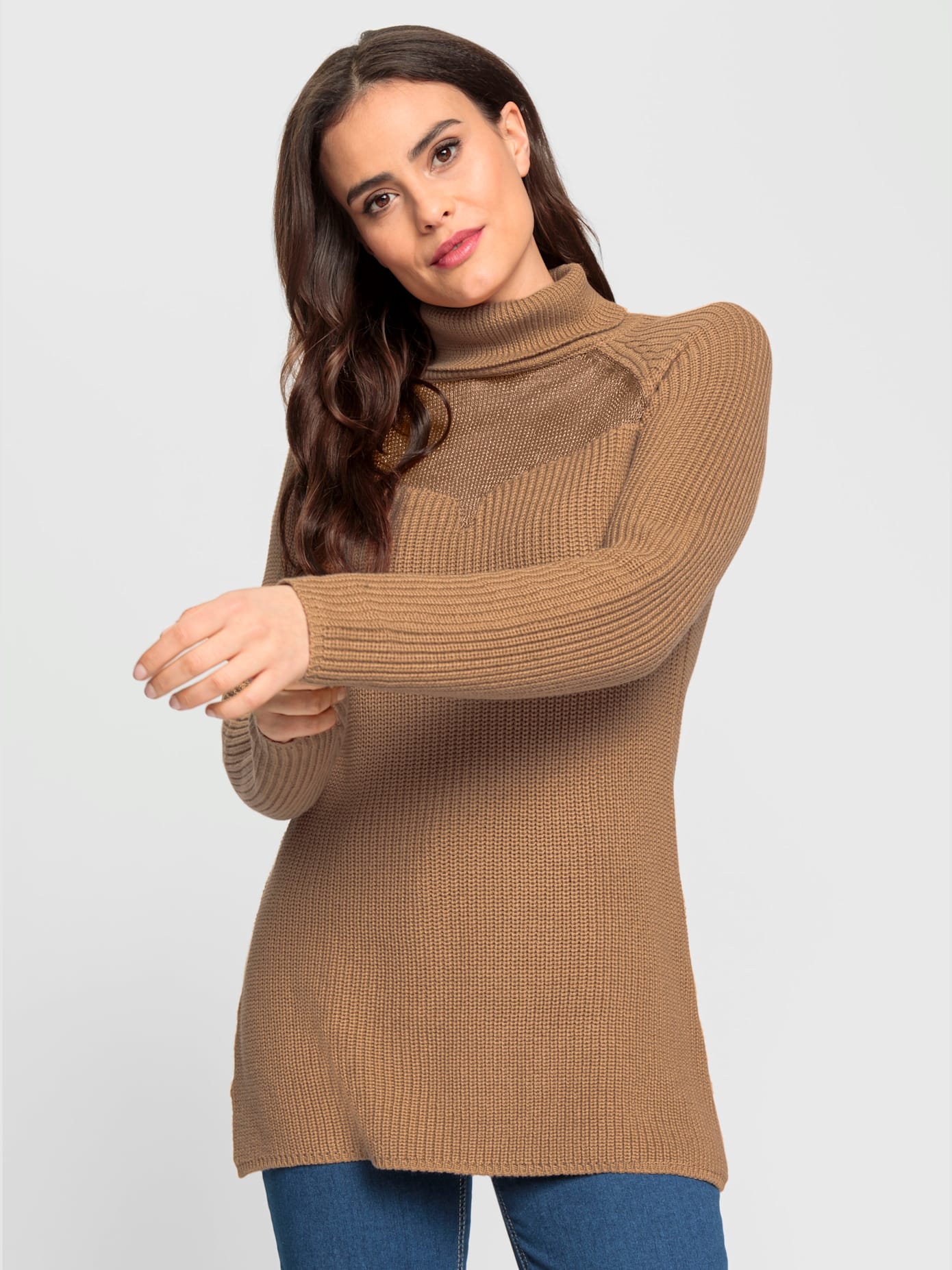 Pull décolleté transparent