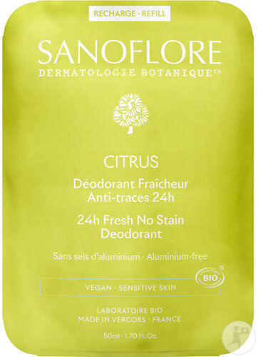 Sanoflore Citrus 24h Recharge Déodorant 50ml