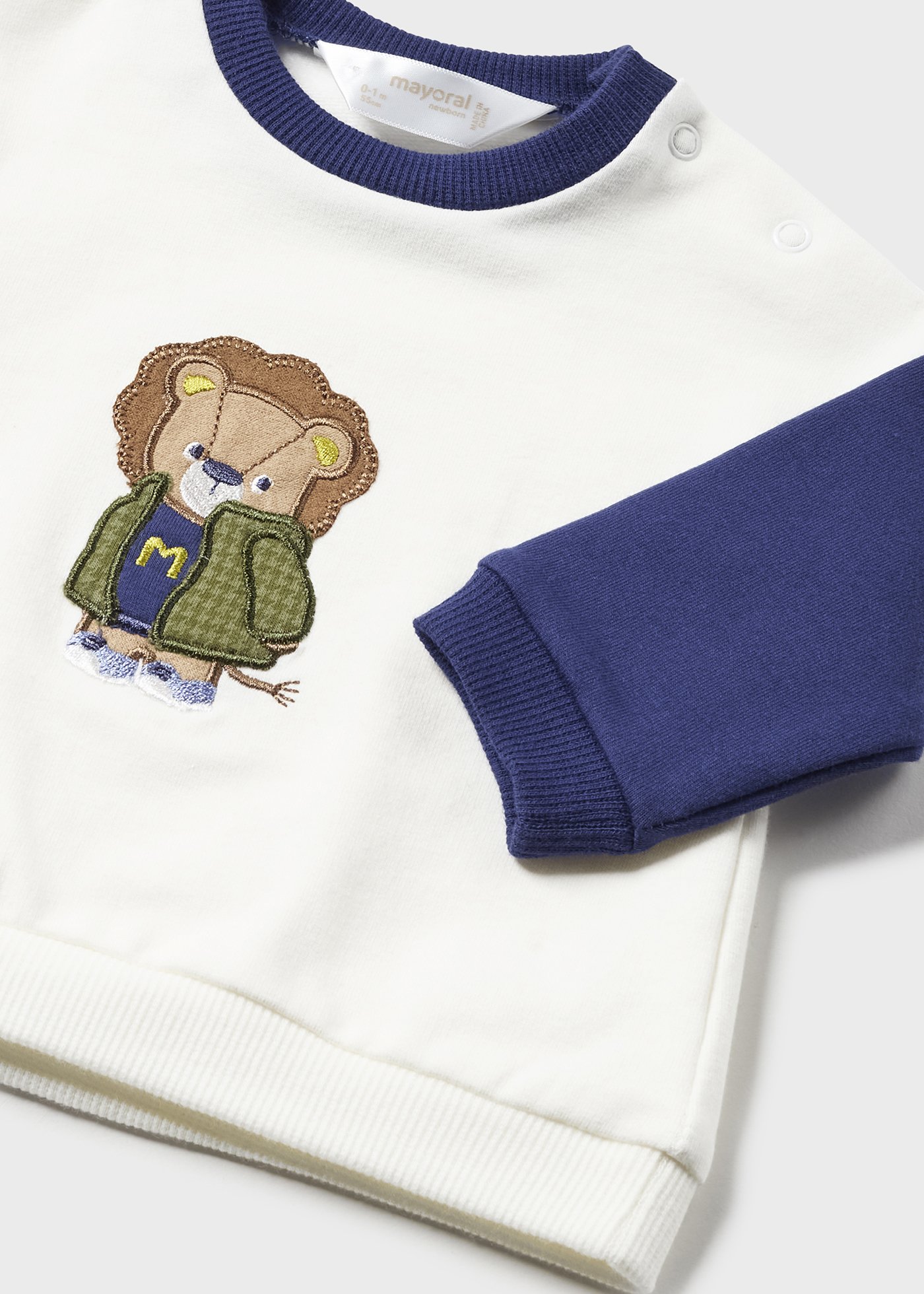 Conjunto de moletom Better Cotton de 4 peças para recém-nascidos