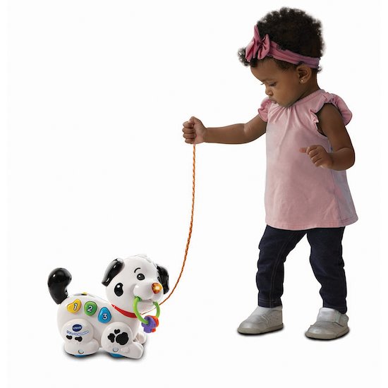 Chien interactif à tirer 1, 2, 3 p'tit dalmatien   Blanc        de               Vtech