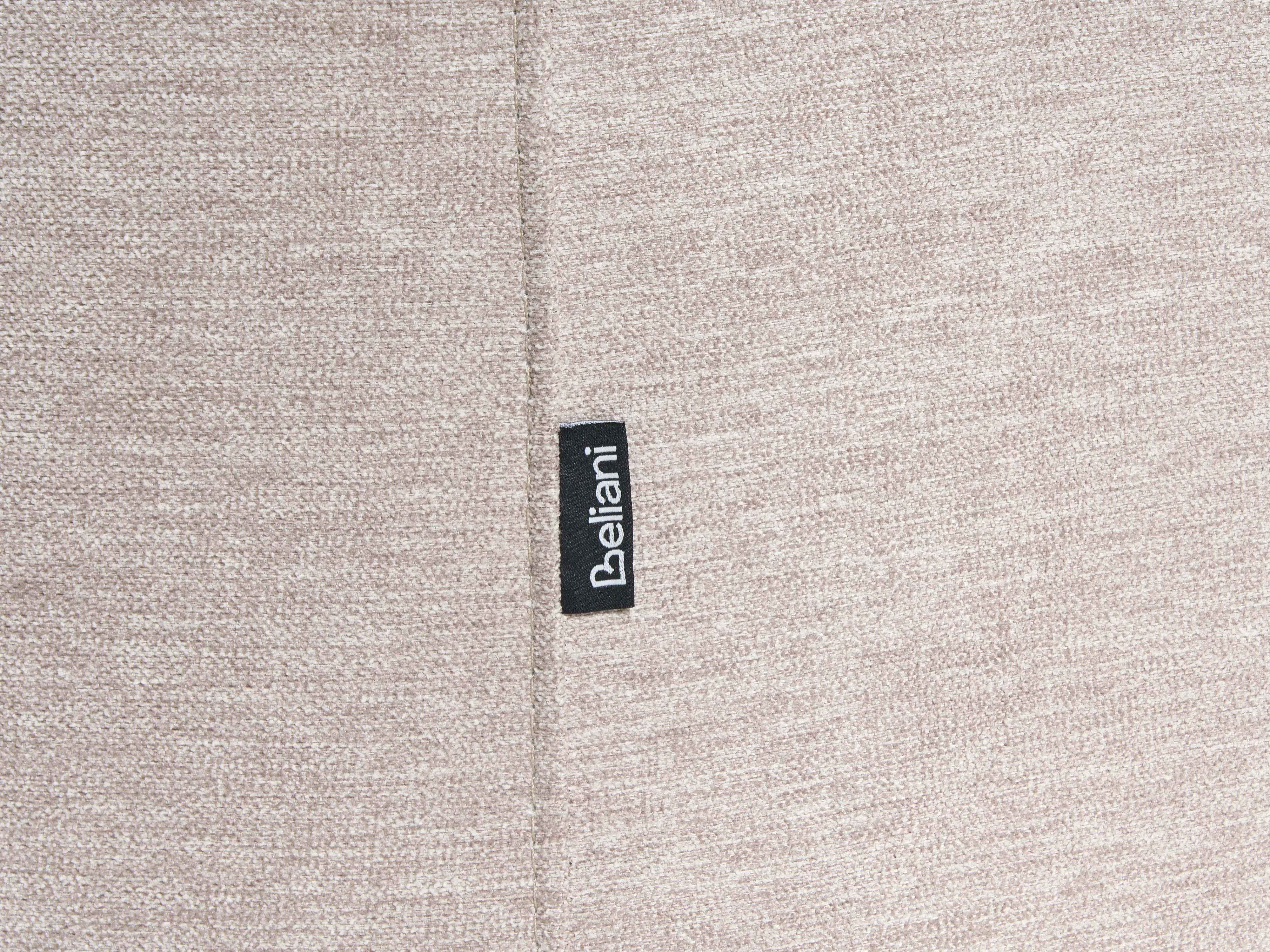 Linkszijdige chaise longue VALREAS Stof Taupe