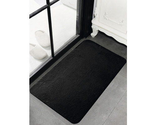 Romance badmat 55 x 65 cm zwart