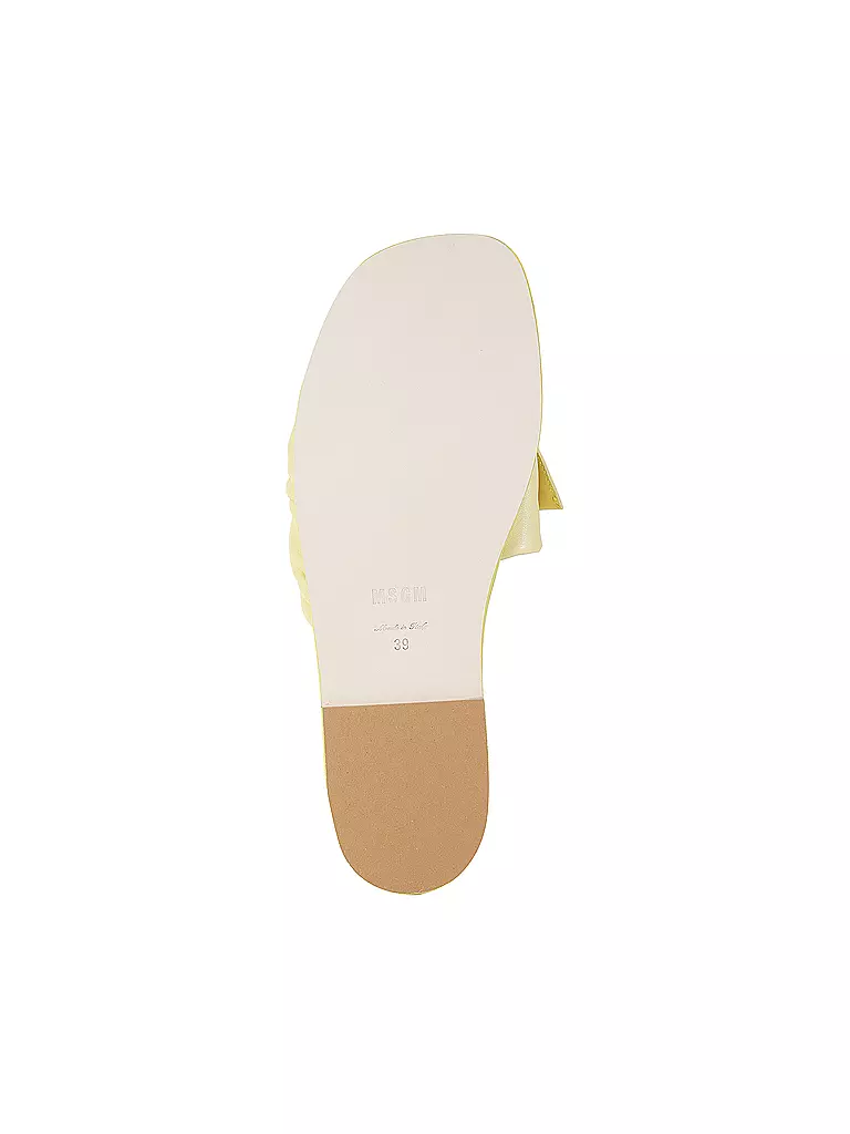 MSGM Pantoletten - Slides gelb