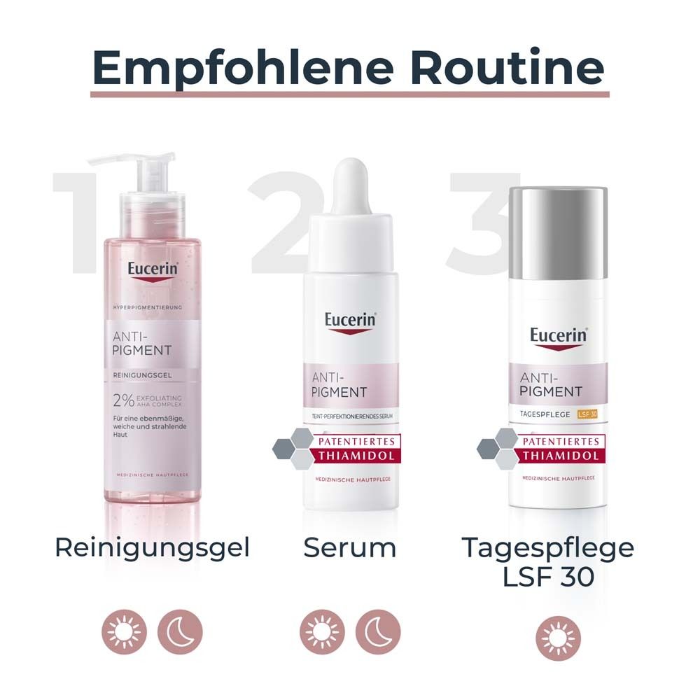 Eucerin® Anti-Pigment Serum mit Thiamidol® und Hyaluronsäure, Teint perfektionierend gegen Pigmentflecken
