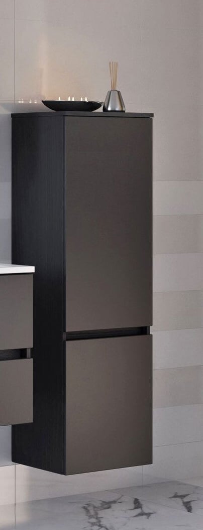 Midischrank BAABE 40 x 130 cm Graphit matt