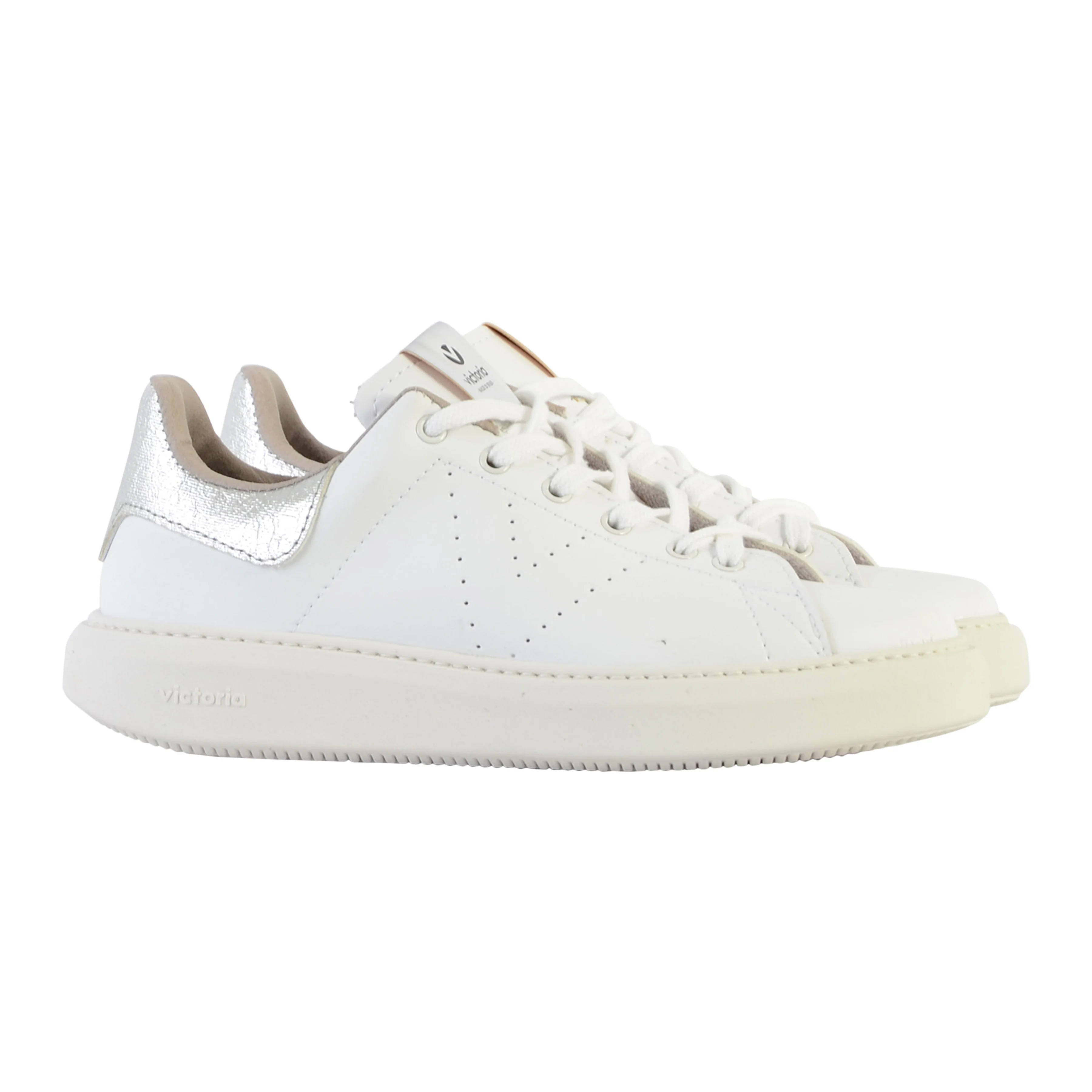 Basket à lacets | Argent